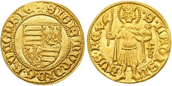 1 Гульден Королевство Венгрия (1000-1918) Золото Sigismund, Holy Roman Emperor (1368 -1437)