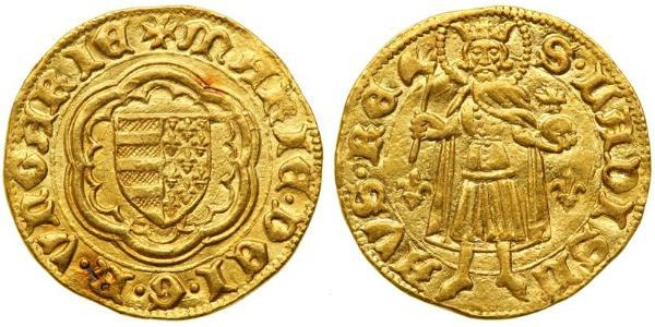 1 Гульден Королевство Венгрия (1000-1918) Золото Mary of Hungary (1371-1395)