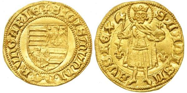 1 Гульден Королевство Венгрия (1000-1918) Золото Sigismund, Holy Roman Emperor (1368 -1437)
