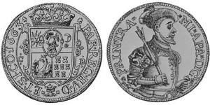1 Гульден Княжество Трансильвания (1571-1711) Серебро 