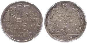 1 Гульден Gdansk (1920-1939) Срібло 