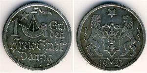 1 Гульден Gdansk (1920-1939) Срібло 
