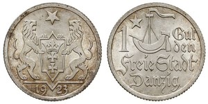 1 Гульден Gdansk (1920-1939) Срібло 