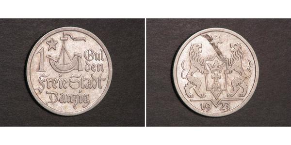 1 Гульден Gdansk (1920-1939) Срібло 