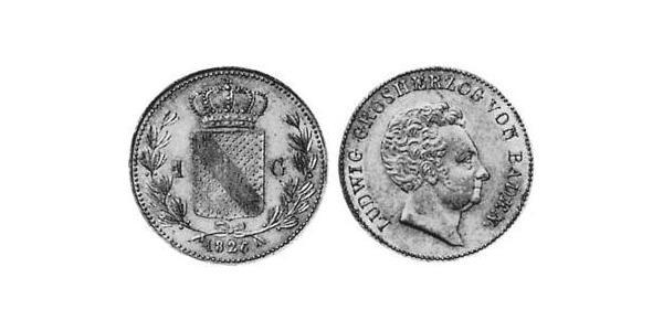 1 Гульден Велике герцогство Баден (1806-1918) Срібло 
