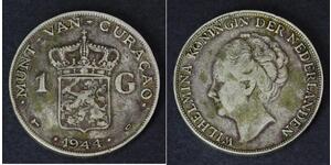 1 Гульден Королівство Нідерланди (1815 - ) Срібло Вільгельміна (королева Нідерландів)(1880 - 1962)