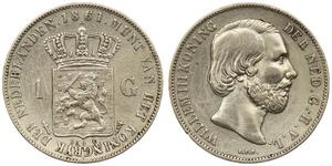 1 Гульден Королівство Нідерланди (1815 - ) Срібло 