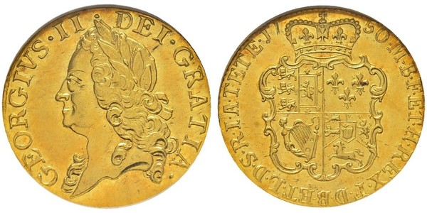 1 Гінея Королівство Великобританія (1707-1801) Золото Георг II (1683-1760)