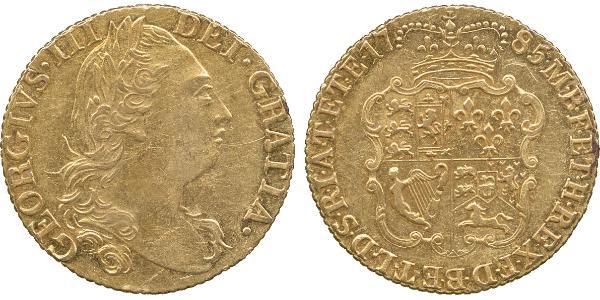 1 Гінея Королівство Великобританія (1707-1801) Золото Георг III (1738-1820)