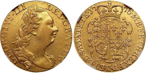 1 Гінея Королівство Великобританія (1707-1801) Золото Георг III (1738-1820)