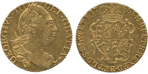 1 Гінея Королівство Великобританія (1707-1801) Золото Георг III (1738-1820)