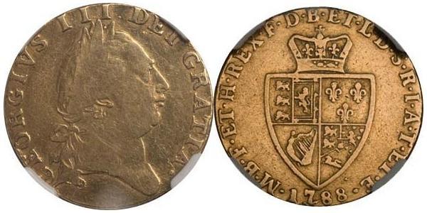 1 Гінея Королівство Великобританія (1707-1801) Золото Георг III (1738-1820)