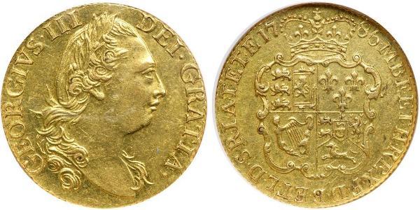 1 Гінея Королівство Великобританія (1707-1801) Золото Георг III (1738-1820)