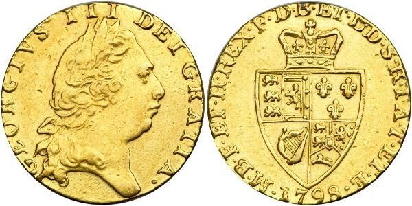 1 Гінея Королівство Великобританія (1707-1801) Золото Георг III (1738-1820)