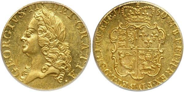 1 Гінея Королівство Великобританія (1707-1801) Золото Георг II (1683-1760)