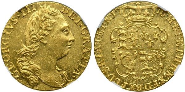1 Гінея Королівство Великобританія (1707-1801) Золото Георг III (1738-1820)