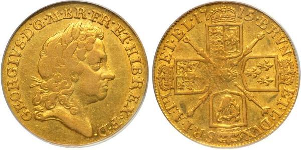 1 Гінея Королівство Великобританія (1707-1801) Золото Георг I (1660-1727)
