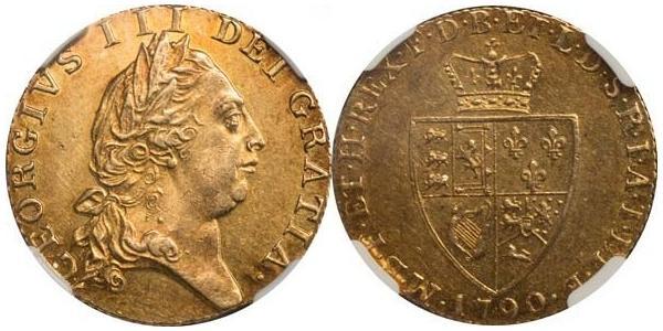 1 Гінея Королівство Великобританія (1707-1801) Золото Георг III (1738-1820)