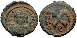 1 Деканумиум Византийская империя (330-1453) Бронза Маврикий (539-602)