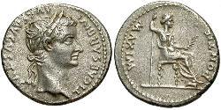 1 Denier Empire romain (27BC-395) Argent Tiberius Claudius Nero (42 BC-37)