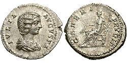 1 Денарий Римская империя (27BC-395) Серебро Юлия Домна (?-217)