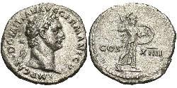 1 Денарий Римская империя (27BC-395) Серебро Домициан (51-96)
