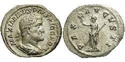 1 Денарий Римская империя (27BC-395) Серебро Максимин I (173-238)