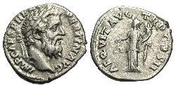 1 Денарий Римская империя (27BC-395) Серебро Пертинакс (126-193)