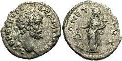 1 Денарий Римская империя (27BC-395) Серебро Септимий Север (145- 211)