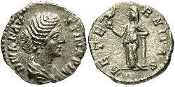 1 Денарий Римская империя (27BC-395) Серебро Фаустина II (130-175)