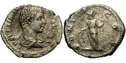 1 Денарий Римская империя (27BC-395) Серебро Гета (189-211)