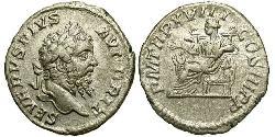 1 Денарий Римская империя (27BC-395) Серебро Септимий Север (145- 211)