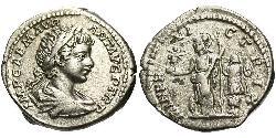 1 Денарий Римская империя (27BC-395) Серебро Каракалла (188-217)
