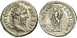 1 Денарий Римская империя (27BC-395) Серебро Септимий Север (145- 211)