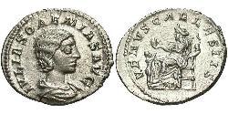 1 Денарий Римская империя (27BC-395) Серебро Julia Soaemias (180-222)