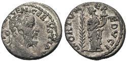1 Денарий Римская империя (27BC-395) Серебро Песценний Нигер (135-194)