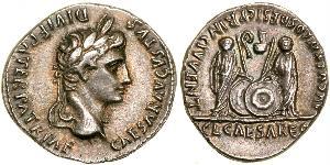 1 Денарий Римская империя (27BC-395) Серебро Октавиан Август (63BC- 14) 