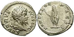 1 Денарий Римская империя (27BC-395) Серебро Септимий Север (145- 211)