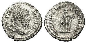 1 Денарий Римская империя (27BC-395) Серебро Септимий Север (145- 211)