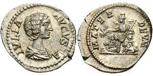 1 Денарий Римская империя (27BC-395) Серебро Юлия Домна (?-217)