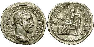 1 Денарий Римская империя (27BC-395) Серебро Максимин I (173-238)