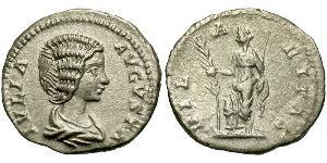 1 Денарий Римская империя (27BC-395) Серебро Юлия Домна (?-217)