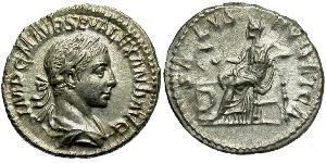 1 Денарий Римская империя (27BC-395) Серебро Александр Север (208-235)