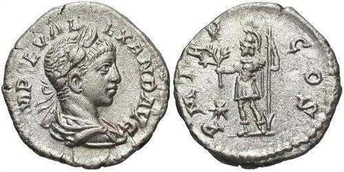 1 Денарий Римская империя (27BC-395) Серебро Александр Север (208-235)