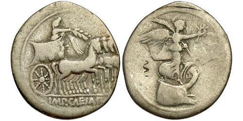 1 Денарий Римская империя (27BC-395) Серебро Октавиан Август (63BC- 14) 
