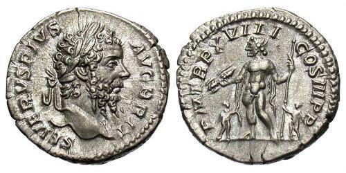 1 Денарий Римская империя (27BC-395) Серебро Септимий Север (145- 211)