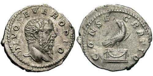 1 Денарий Римская империя (27BC-395) Серебро Септимий Север (145- 211)