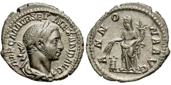 1 Денарий Римская империя (27BC-395) Серебро Александр Север (208-235)