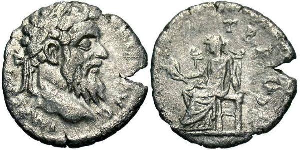 1 Денарий Римская империя (27BC-395) Серебро Пертинакс (126-193)