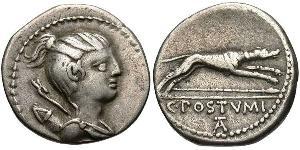1 Денарий Римская республика (509BC-27BC) Серебро 